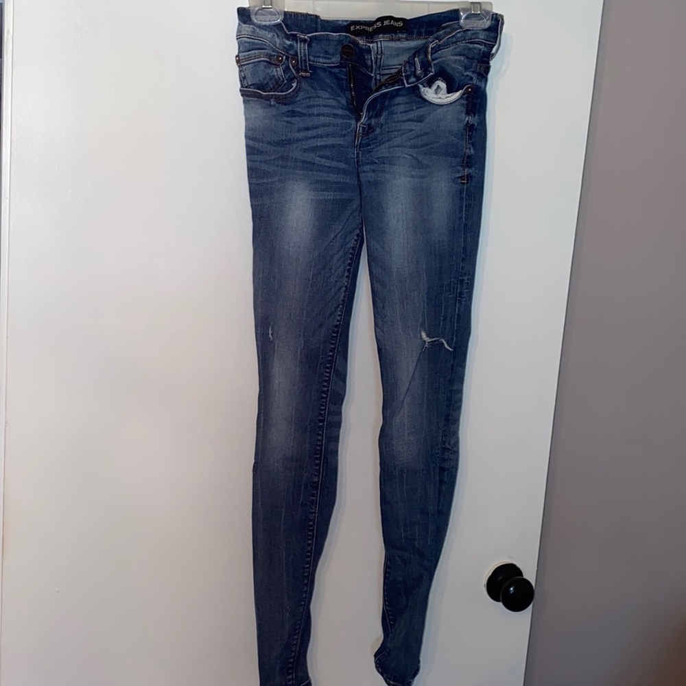 Dark wash express jeans